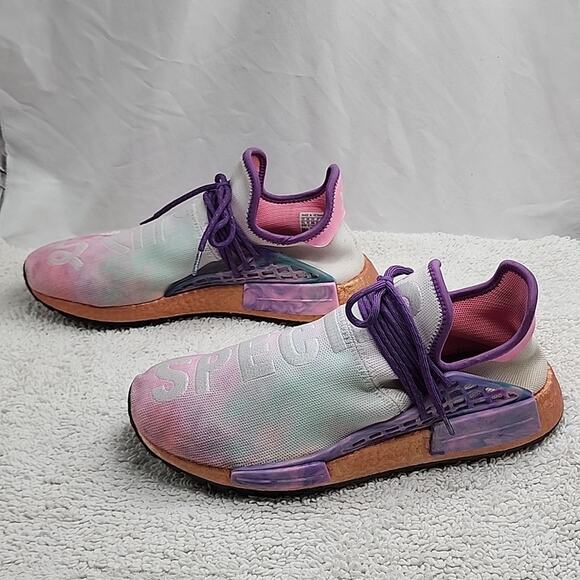 PHARRELL x ADIDAS HUMAN RACE NMD FESTIVAL PINK ROSEGOLD MENS 11.5 CUSTOMIZED main image 4